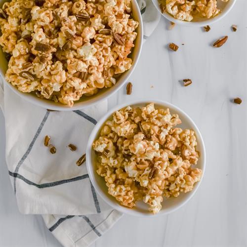 Maple-Praline Caramel Corn
