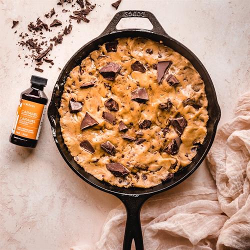 Salted Caramel Cookie Skillet