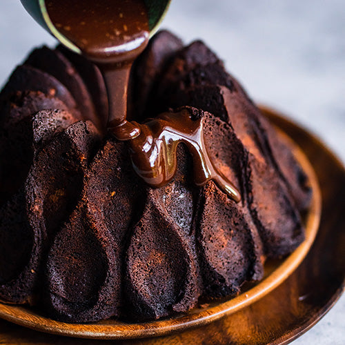 Tunnel of Fudge Cake with Rum