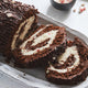 Gluten-Free & Vegan Peppermint Chocolate Yule Log