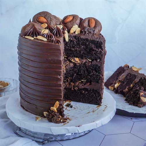 Mocha Almond Fudge Cake