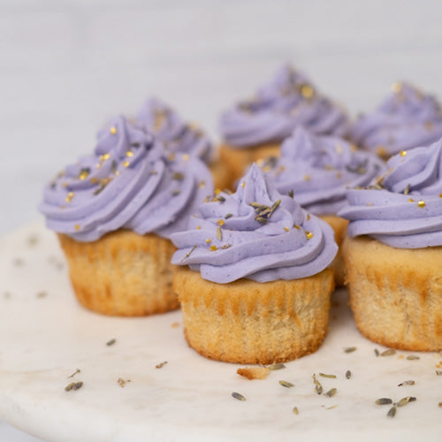 Lavender Vanilla Bean Cupcakes