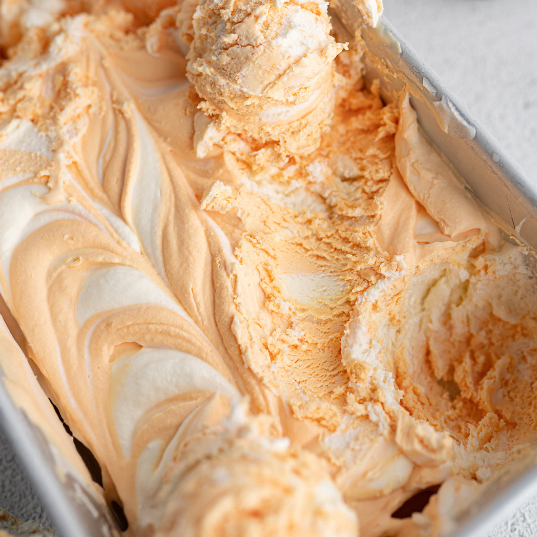 Georgia Peaches and Cream Ice Cream