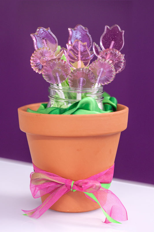 Sweeten Her Day: How to Make a Bouquet of Flower Lollipops