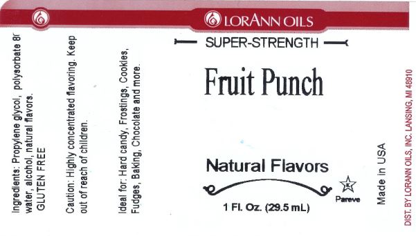 FRUIT PUNCH FLAVOR, NATURAL