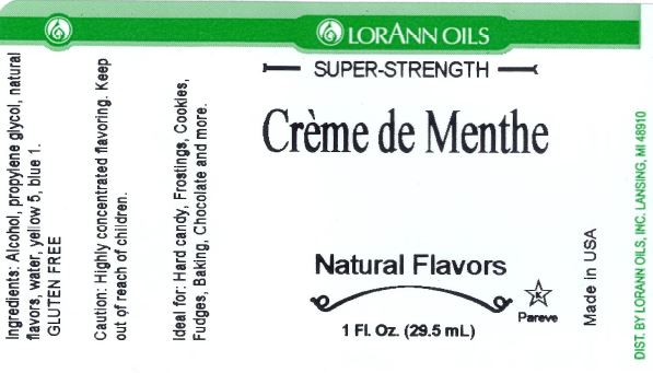 CREME DE MENTHE FLAVOR