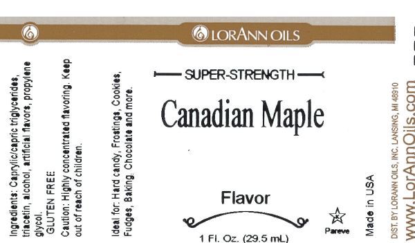 CANADIAN MAPLE FLAVOR