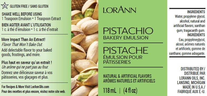 PISTACHIO BAKERY EMULSION