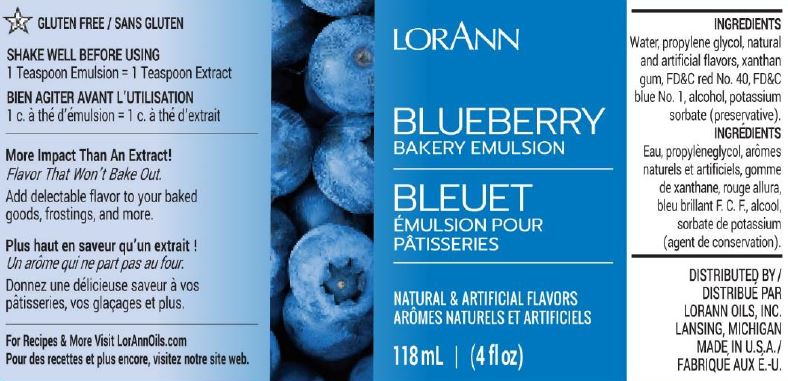 BLUEBERRY BAKERY EMULSION