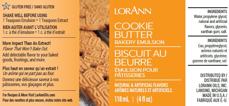 COOKIE BUTTER BAKERY EMULSION