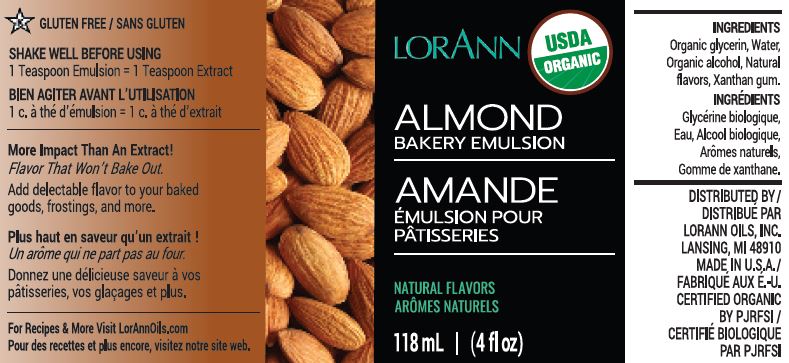 ORGANIC ALMOND BAKERY EMULSION
