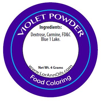 PURPLE POWDER COLOR