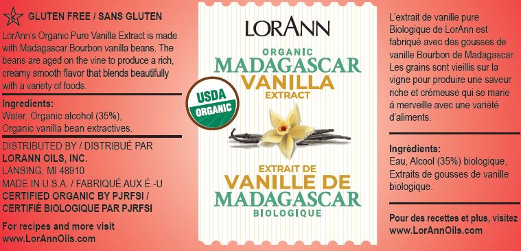 ORGANIC MADAGASCAR VANILLA EXTRACT