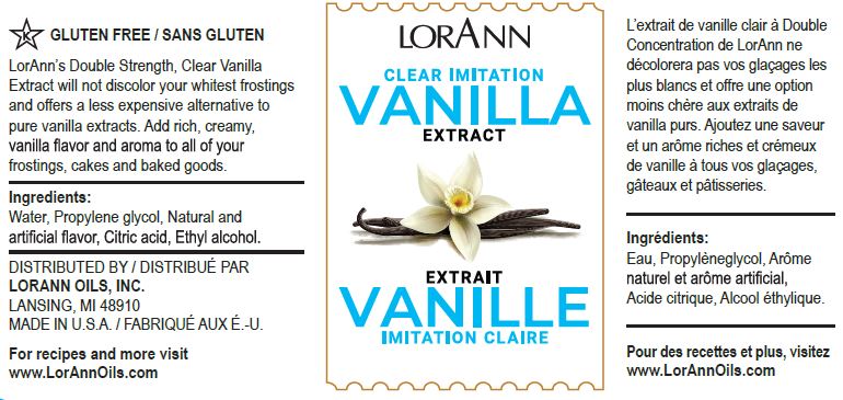 CLEAR IMITATION VANILLA EXTRACT
