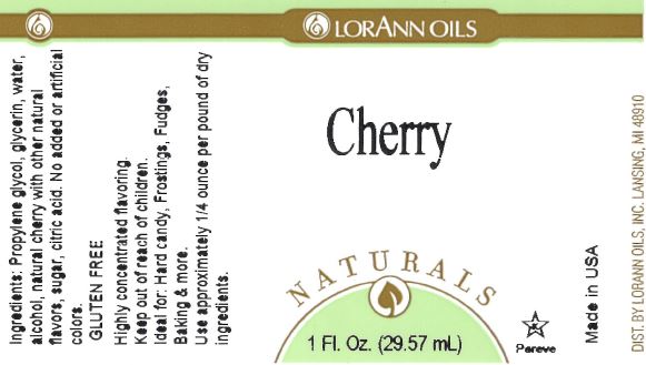 CHERRY FLAVOR, NATURAL