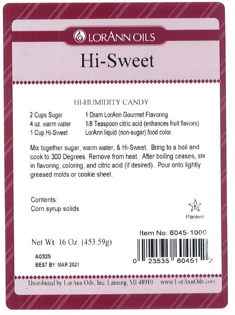 HI-SWEET POWDERED CORN SYRUP