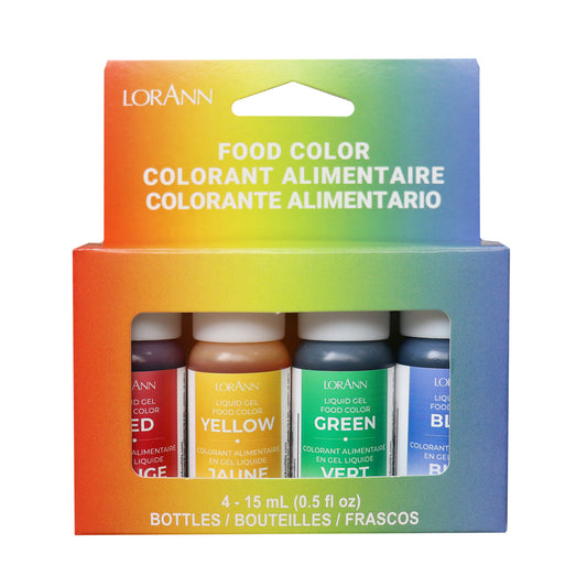 Primary Colors Born to Standout! Discover LorAnn’s NEW 4-Pack Food Colors