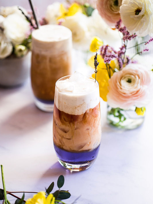 Lavender London Fog with Vanilla Bean Sweet Cream