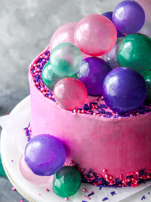 Colorful and Nostalgic Bubble Cake
