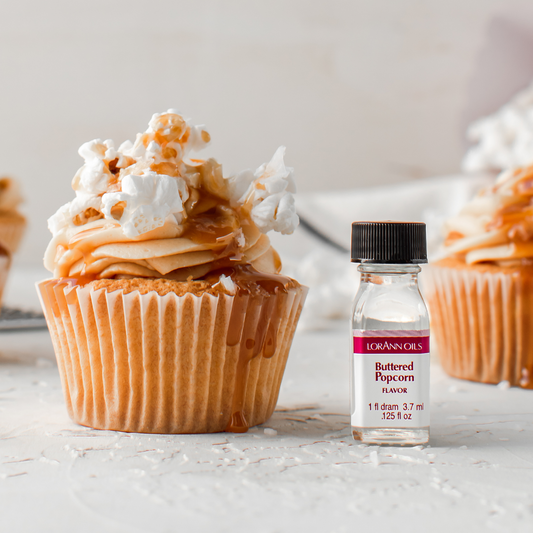 Caramel Popcorn Cupcakes