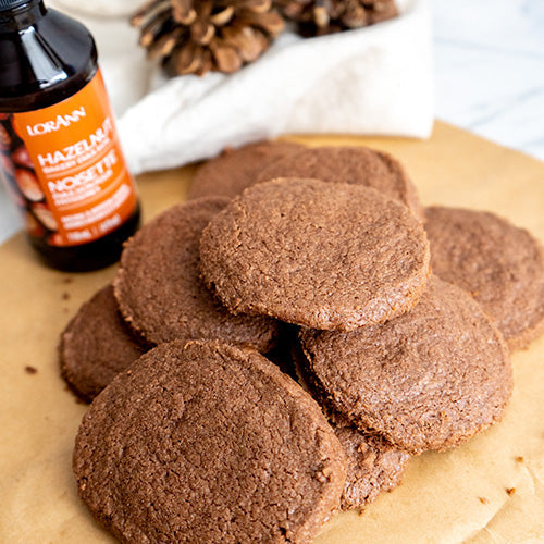 Hazelnut Shortbread Cookies