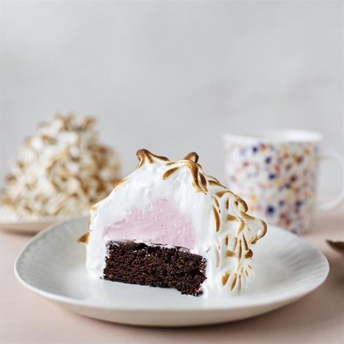Mini Baked Alaska Desserts (Strawberry & Chocolate)
