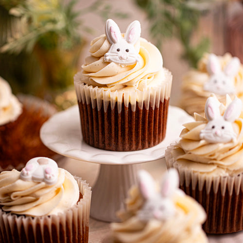 Rum Spiced Carrot Cupcakes with Rum Buttercream