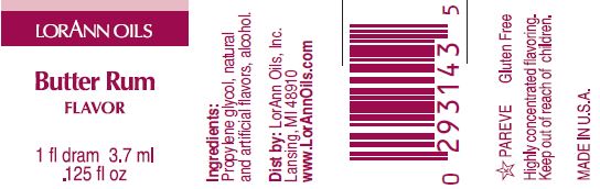 BUTTER RUM FLAVOR