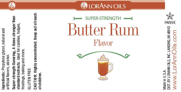 BUTTER RUM FLAVOR