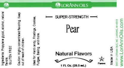 PEAR FLAVOR, NATURAL