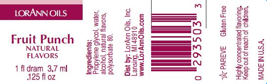 FRUIT PUNCH FLAVOR, NATURAL