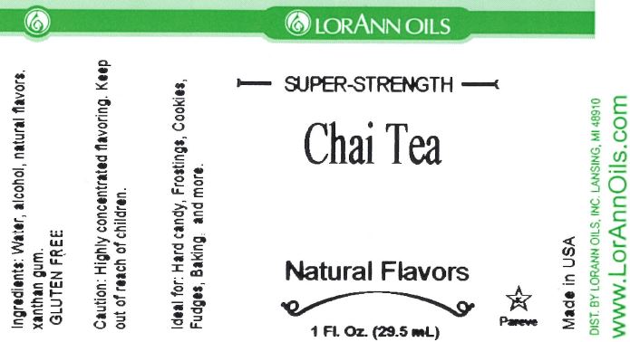 CHAI TEA FLAVOR, NATURAL