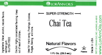 CHAI TEA FLAVOR, NATURAL