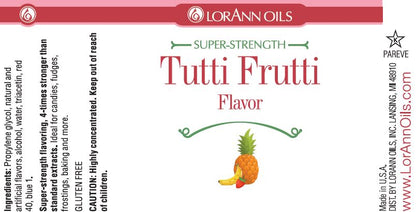 TUTTI-FRUTTI FLAVOR
