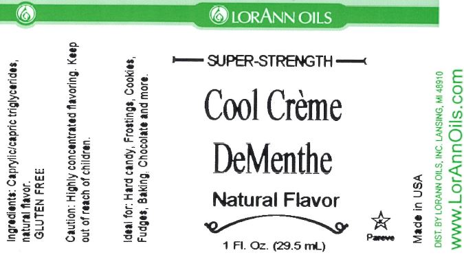 COOL CREME DE MENTHE FLAVOR, NATURAL