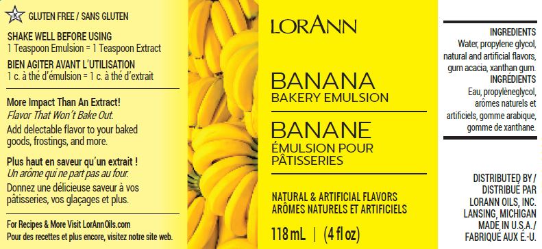 BANANA BAKERY EMULSION