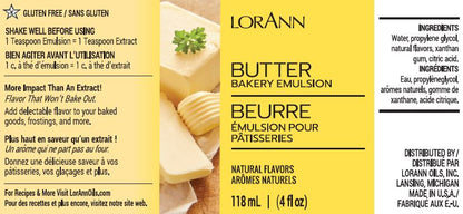 BUTTER BAKERY EMULSION, NATURAL