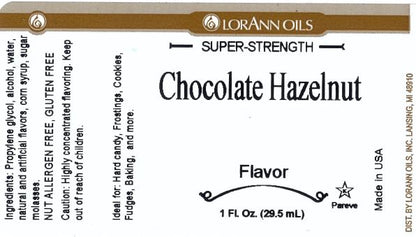 CHOCOLATE HAZELNUT FLAVOR