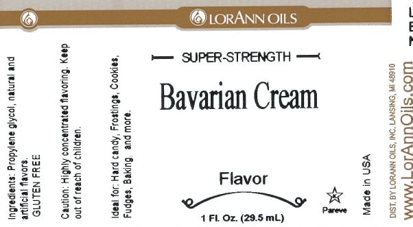 BAVARIAN CREAM, VANILLA, FLAVOR