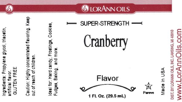 CRANBERRY FLAVOR