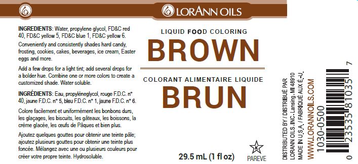 BROWN LIQUID COLOR