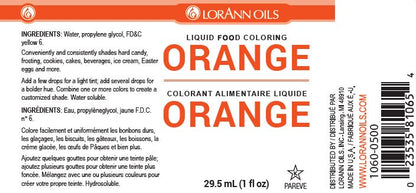 ORANGE LIQUID COLOR