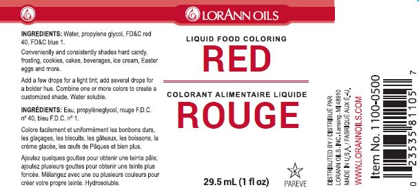 RED LIQUID COLOR