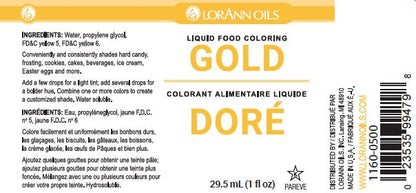 GOLD LIQUID COLOR