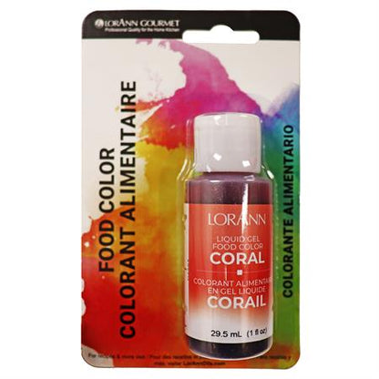 CORAL LIQUID GEL COLOR