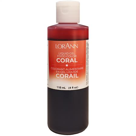 CORAL LIQUID GEL COLOR