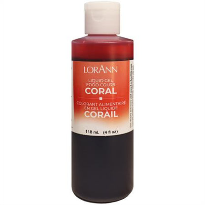 CORAL LIQUID GEL COLOR
