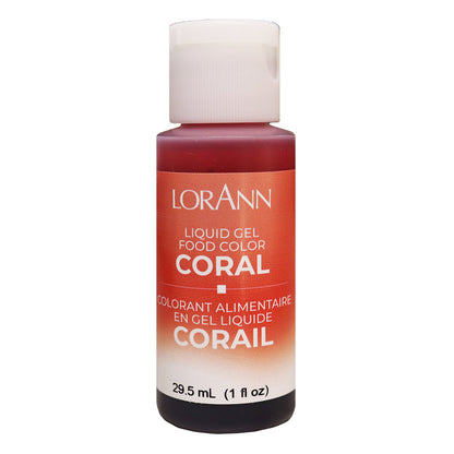 CORAL LIQUID GEL COLOR