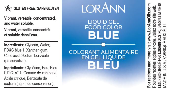 BLUE LIQUID GEL COLOR