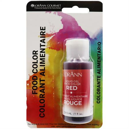 RED LIQUID GEL COLOR